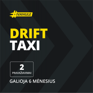 Kuponas "Drift Taxi" su Ivanule