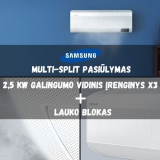 Samsung multi-split pasiūlymas 