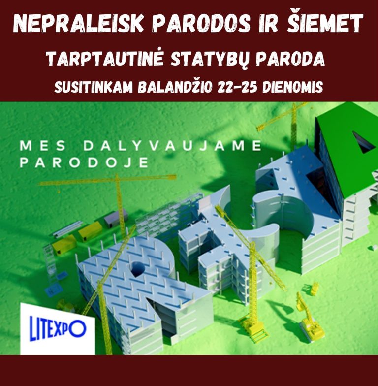 Susitikime statybų parodoje RESTA ir šiemet