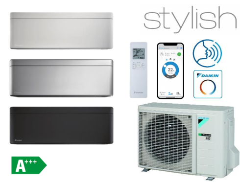 Kondicionierius Daikin Stylish FTXA35-RXA35A8, 4.0/5.2 kW