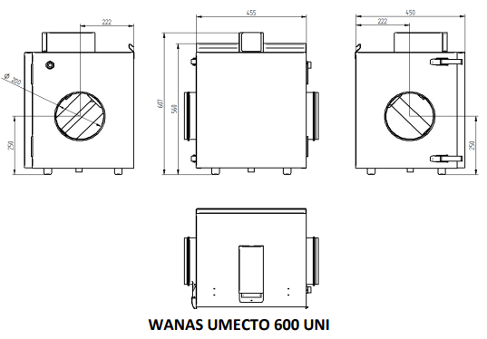 Umecto 600 UNI_parametrai